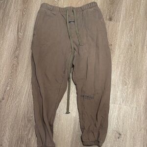ESSENTIALS Men’s Brown/Tan Jogger Sweatpants